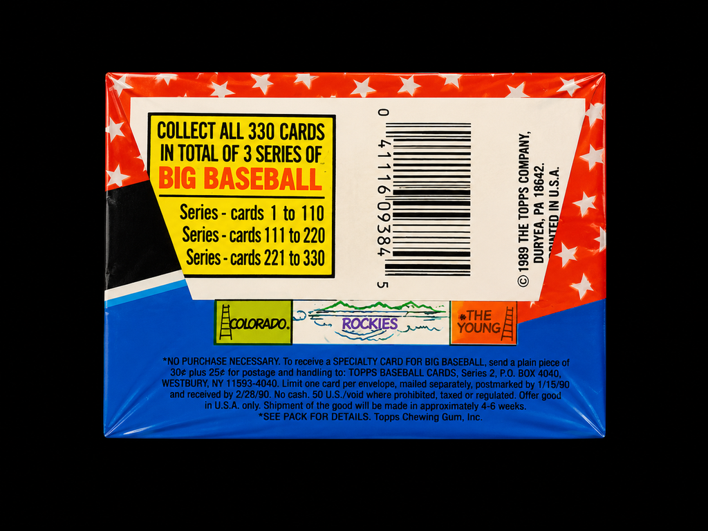 1989 TOPPS BIG BASEBALL (1st SERIES)